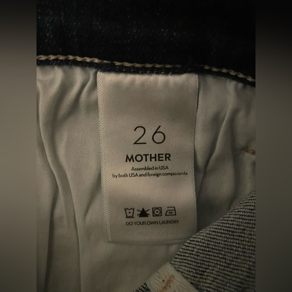 Mother Jeans Bootcut Ankle 26 Hustler Ankle Fray Lust for Life Luxury - Picture 10 of 16